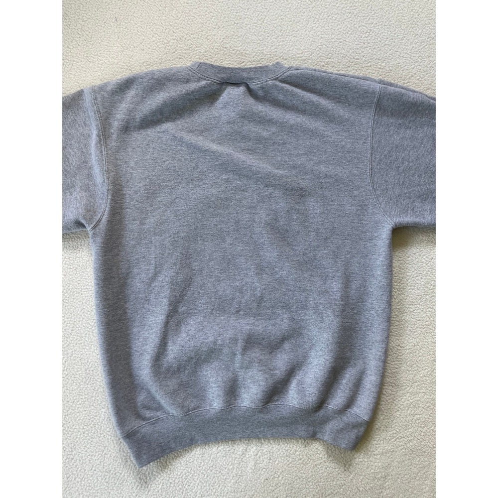 Champion Mens Small Sweatshirt Gray West Virginia Eco Fleece Crewneck Pullover - Picture 12 of 12